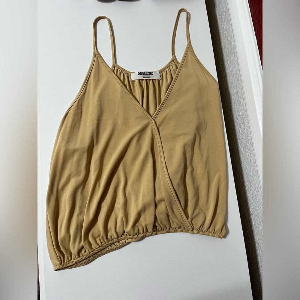 Double Zero - Woman’s Yellow Tank Top